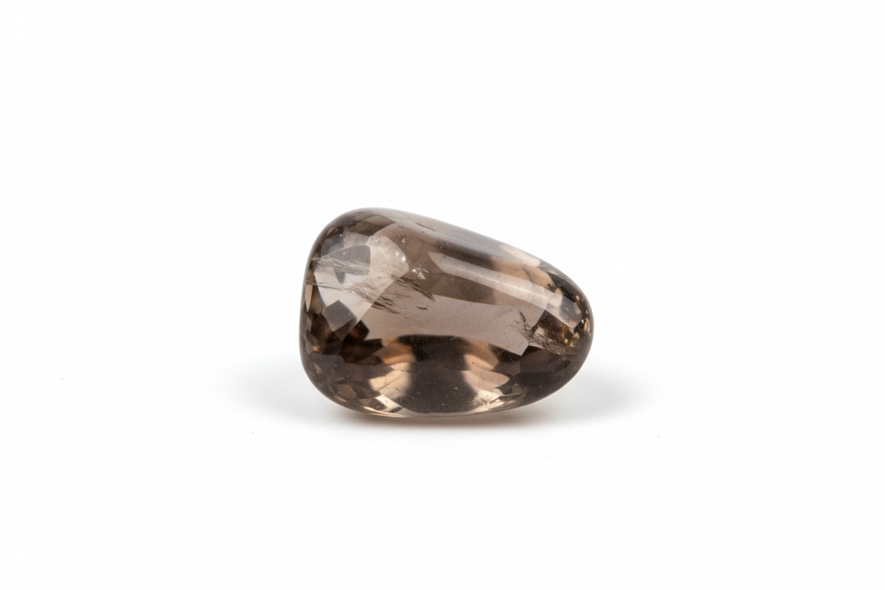 Quartz fumé roulé