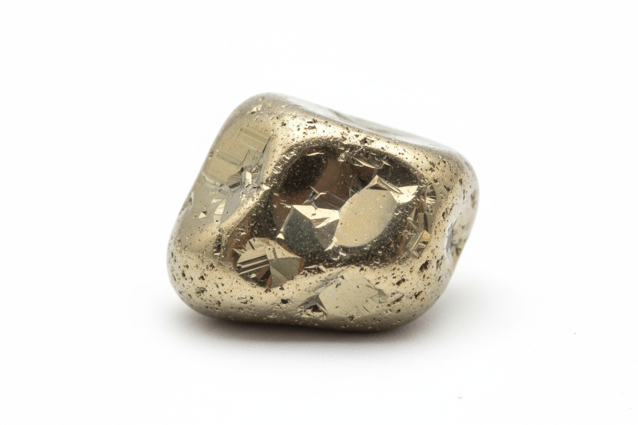 Pyrite roulée